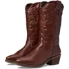Steve Madden Hayward Hayw01s1-200 Women's Brown Leather Western Boots Jobb1665 In Brown