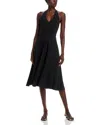 Steve Madden Hazel Halter Midi Dress In Black