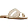 Steve Madden Hazel Slide Sandal In Beige