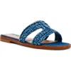Steve Madden Hazel Slide Sandal In Blue