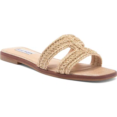 Steve Madden Hazel Slide Sandal In Natural