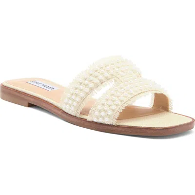 Steve Madden Hazel Slide Sandal In Pearl