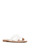 Steve Madden Hazel Slide Sandal In White