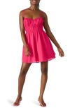 Steve Madden Heather Cotton Mini Sundress In Pink