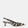 Steve Madden Heeled Shoes In Zebra