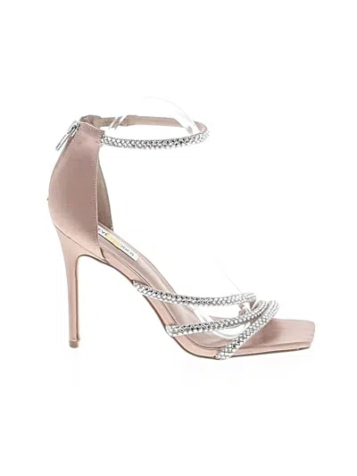 Pre-owned Steve Madden Heels In Brown