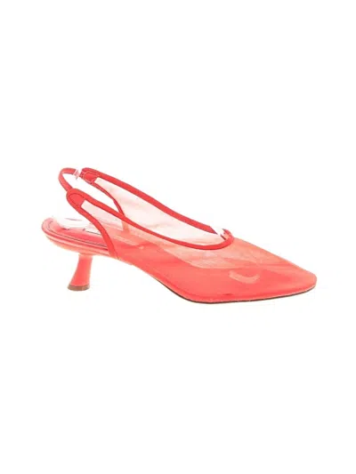 Pre-owned Steve Madden Heels In Orange