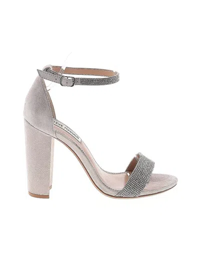 Pre-owned Steve Madden Heels In Silver