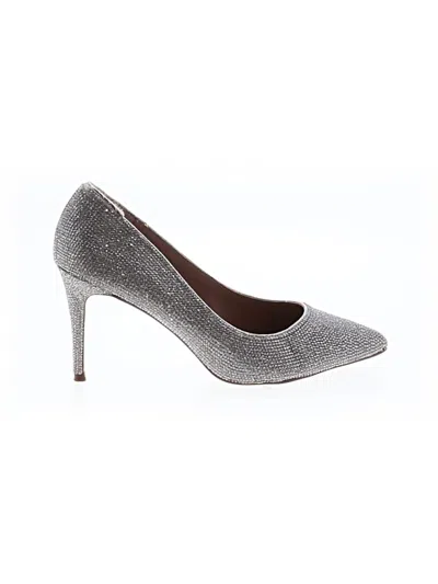 Pre-owned Steve Madden Heels In Silver