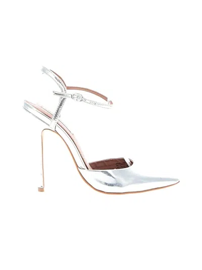 Pre-owned Steve Madden Heels In Silver