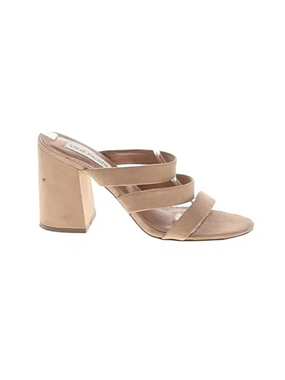 Pre-owned Steve Madden Heels In Tan