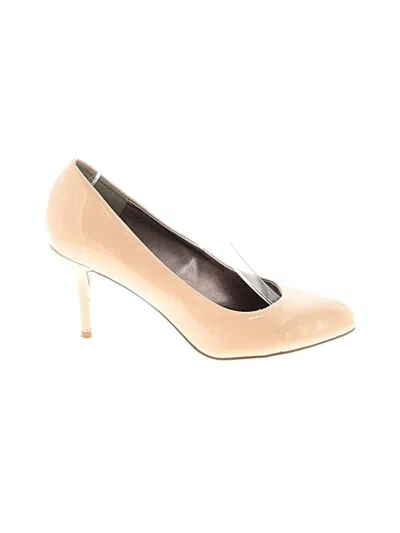 Pre-owned Steve Madden Heels In Tan