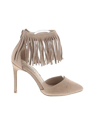 Pre-owned Steve Madden Heels In Tan