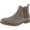 Steve Madden Highline Mens Desert Ankle Chelsea Boots In Grey