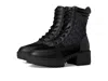 Steve Madden Lug Sole Hiking Boot In Black