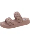 Steve Madden Hillary Braided Platform Slide Sandal In Multi