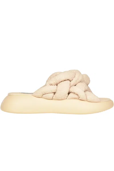 Steve Madden Hold On Slides In Beige