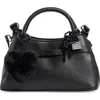 Steve Madden Holzer Top Handle Satchel In Black