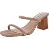 Steve Madden Honey Womens Padded Insole Slip On Heel Sandals In Neutral