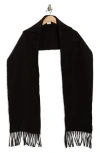 Steve Madden Hooded Scarf In Black