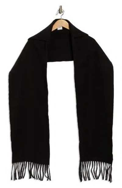 Steve Madden Hooded Scarf In Black