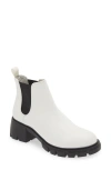 Steve Madden Howler Bootie In White/black
