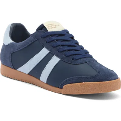 Steve Madden Hudsin Sneaker In Navy Multi