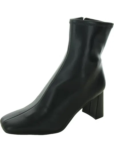 Steve Madden Hush Womens Zipper Ankle Boots In Black
