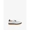 Steve Madden Ilver Com Jemporia Sequin And Leather Trainers Eur 35 / 2.5 Uk In Silver