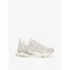 Steve Madden Ilver Kids' J-speedster E Mesh Low-top Trainers Eur 33 / 1 Uk In Silver