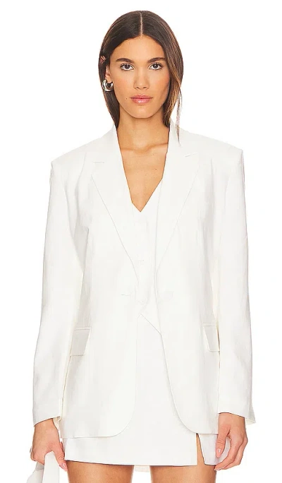 Steve Madden Imaan Blazer In Coconut Milk