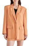 STEVE MADDEN IMAAN OVERSIZE LINEN BLEND BLAZER