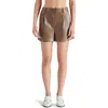 Steve Madden Faux Leather Shorts In Coco