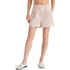 Steve Madden Imelda Faux Leather Shorts In Rose Taupe