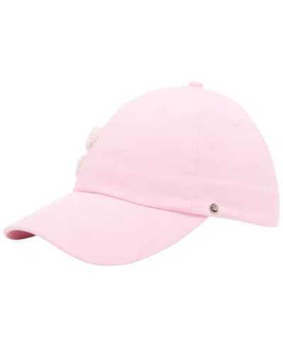 Steve Madden Imitation Pearls And Lover Girls Baseball Cap In Pink