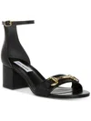 STEVE MADDEN IRENEE WOMENS ANKLE STRAP OPEN TOE BLOCK HEEL