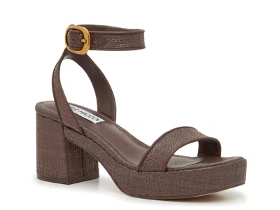 Steve Madden Ivee Platform Sandal In Brown