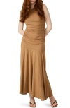 Steve Madden Jace Sleeveless Maxi Dress In Brown