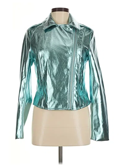 Pre-owned Steve Madden Jacket In Teal