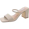 Steve Madden Jaden Womens Padded Insole Leather Slide In Multi