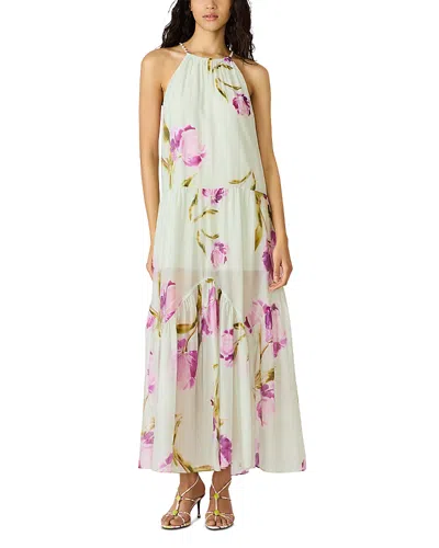 Steve Madden Jamie Floral Print Maxi Dress In White
