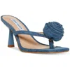 Steve Madden Jannie Womens Open Toe Kitten Heel Heels In Multi