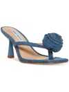 Steve Madden Jannie Womens Open Toe Kitten Heel Heels In Multi