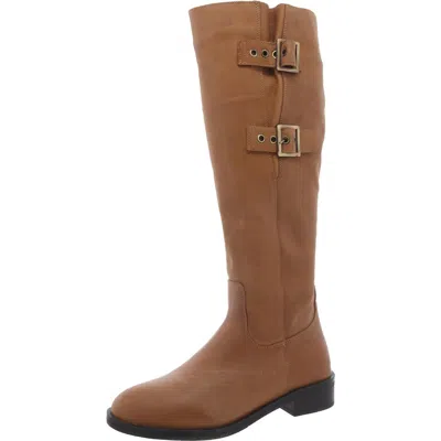 Steve Madden Jaymes Womens Leather Block Heel Knee-high Boots In Multi