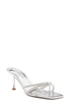 Steve Madden Jazzee Slide Sandal In Silver
