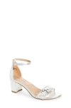 Steve Madden Kids'  Jcarrson Ankle Strap Sandal In Silver