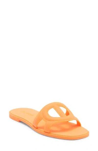 Steve Madden Jell Slide Sandal In Orange