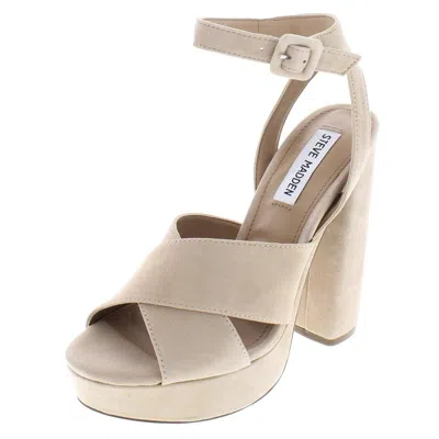 Steve Madden Jodi Womens Criss-cross Front Platform Sandals In Multi