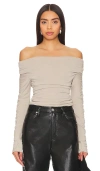 Steve Madden Jolie Bodysuit In Grey