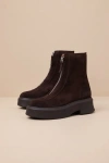 Steve Madden Jones Platform Boot In Brown